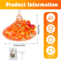 HKM-367251 Elegant Glass Bird Feeder for Outdoor Courtyards - Multiple Styles Available