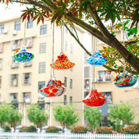 HKM-367251 Elegant Glass Bird Feeder for Outdoor Courtyards - Multiple Styles Available