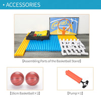 HKM-367251 Indoor Basketball Shooting Stand with Electronic Scoreboard for Kids Ages 3+