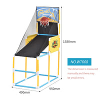 HKM-367251 Indoor Basketball Shooting Stand with Electronic Scoreboard for Kids Ages 3+