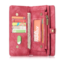 HKM-367251 Samsung Flip Leather Phone Case - Waterproof, Drop Resistant, Simple Solid Color Design