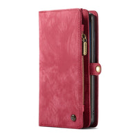 HKM-367251 Samsung Flip Leather Phone Case - Waterproof, Drop Resistant, Simple Solid Color Design