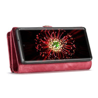 HKM-367251 Samsung Flip Leather Phone Case - Waterproof, Drop Resistant, Simple Solid Color Design