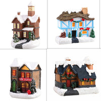 HKM-367443 Christmas Miniature House Landscape Resin Decoration - 2021 Variety Options Available