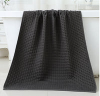 HKM-367571 Quick-Drying Plus Thick Cotton Bath Towel & Wipe - Absorbent Unisex Design, 35x35cm & 70x140cm Sizes