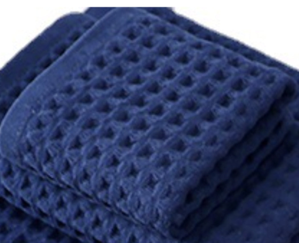 HKM-367571 Quick-Drying Plus Thick Cotton Bath Towel & Wipe - Absorbent Unisex Design, 35x35cm & 70x140cm Sizes