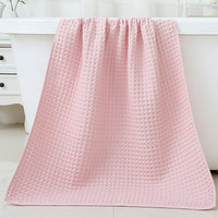 HKM-367571 Quick-Drying Plus Thick Cotton Bath Towel & Wipe - Absorbent Unisex Design, 35x35cm & 70x140cm Sizes