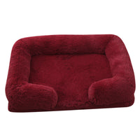 HKM-367699 Plush Round Pet Bed Dog Bed Winter