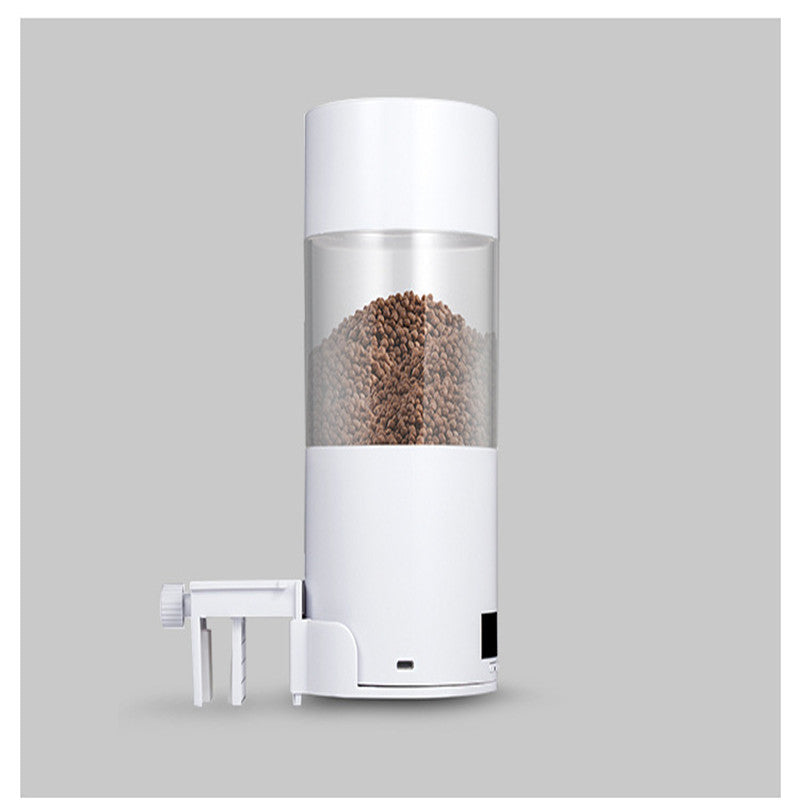 HKM-367827 Automatic Fish Feeder for Aquarium Tanks - 1.5m USB, 2-Month Battery Life, Durable ABS Material