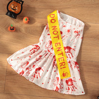 HKM-367955 Adorable Halloween Seal Costume for Dogs - Polyester Skirt Outfit in S, M, L, XL Sizes