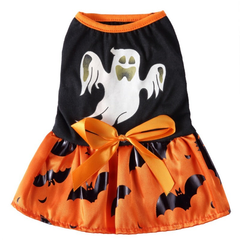 HKM-367955 Adorable Halloween Seal Costume for Dogs - Polyester Skirt Outfit in S, M, L, XL Sizes