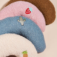 HKM-367955 Cat Pillow U-Shaped Plush Sleep Aid with Catnip for Cervical Support and Comfort
