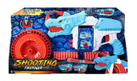 HKM-367955 Dinosaur-Themed Soft Bullet Foam Blasters Set with 120 Foam Bullets for Ages 2 and Up