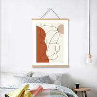 HKM-368083 Nordic Style Magnetic Hanging Shaft for Decorative Photos and Art Prints