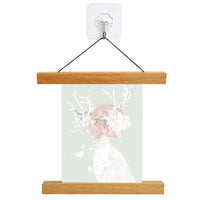 HKM-368083 Nordic Style Magnetic Hanging Shaft for Decorative Photos and Art Prints