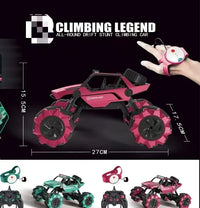 HKM-368147 All Terrain Dual Remote Control Stunt Climbing Car with Lights and Music for Kids