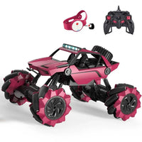 HKM-368147 All Terrain Dual Remote Control Stunt Climbing Car with Lights and Music for Kids