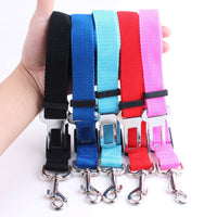 HKM-368147 Pet Traction Rope with Adjustable Car Seat Belt - Durable Imitation Nylon, 2.5*70cm