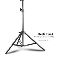 HKM-368211 Adjustable Mobile Phone Tripod 1.1m to 2.1m with Portable Design for Photography and Videography