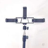 HKM-368211 Adjustable Mobile Phone Tripod 1.1m to 2.1m with Portable Design for Photography and Videography
