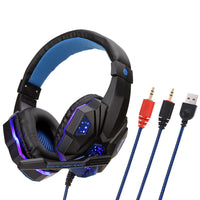 HKM-368211 Wired Gaming Headset with LED Lighting for PC and PS4