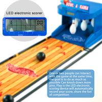HKM-368403 Electronic Scoring Bowling Toy Set with Autorollback Function for Kids Ages 5+