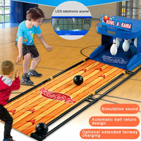 HKM-368403 Electronic Scoring Bowling Toy Set with Autorollback Function for Kids Ages 5+