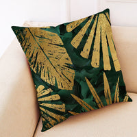 HKM-368595 Art Deco Painting Cotton Linen Pillowcase for Car and Office Use, 45x45 cm