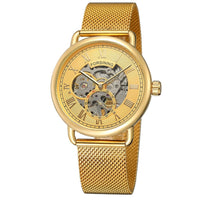 HKM-368659 Men's Fashion Casual Retro Hollow Mesh Waterproof Mechanical Watch