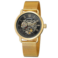 HKM-368659 Men's Fashion Casual Retro Hollow Mesh Waterproof Mechanical Watch