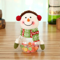 HKM-368915 Christmas-Themed Candy Jar for Kids - Festive Storage for Sweets and Chocolates, 8x17CM