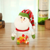 HKM-368915 Christmas-Themed Candy Jar for Kids - Festive Storage for Sweets and Chocolates, 8x17CM