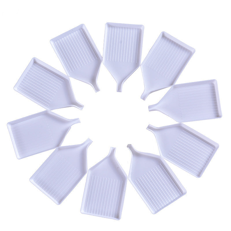 KTX-368979 Point Drill Plate Set for Diamond Painting, Plastic Tool Kit for Crafting (10 Pieces)