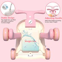 HKM-369107 3-in-1 Multifunctional Baby Walker and Activity Center - Adjustable Infant Stroller with Foldable Design, Suitable for Ages 0-3 Years
