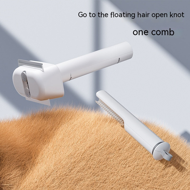 HKM-369235 3-in-1 Pet Dematting Comb for Cats and Dogs with Ergonomic Handle