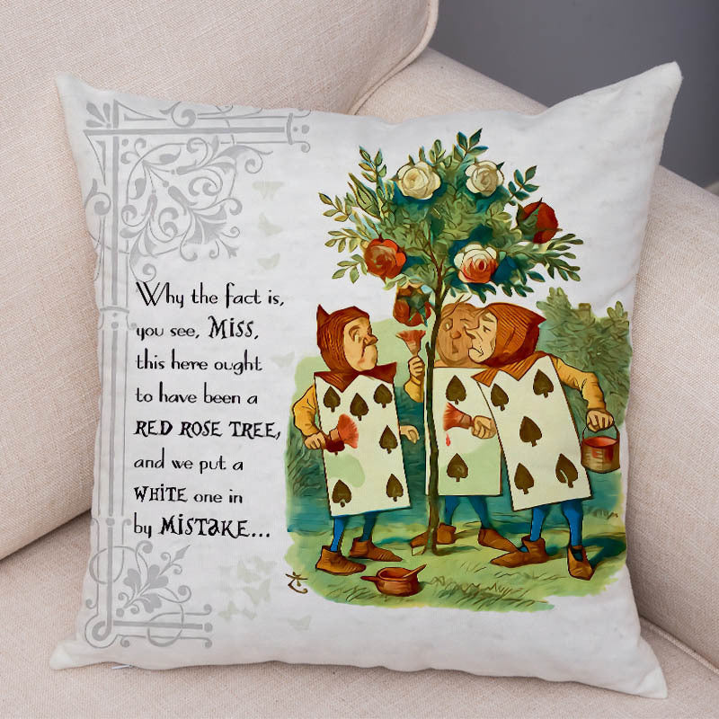 HKM-369363 Cartoon Animal Geometric Pillow Cushion Cover for Home Décor - 45x45cm