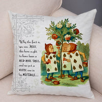 HKM-369363 Cartoon Animal Geometric Pillow Cushion Cover for Home Décor - 45x45cm