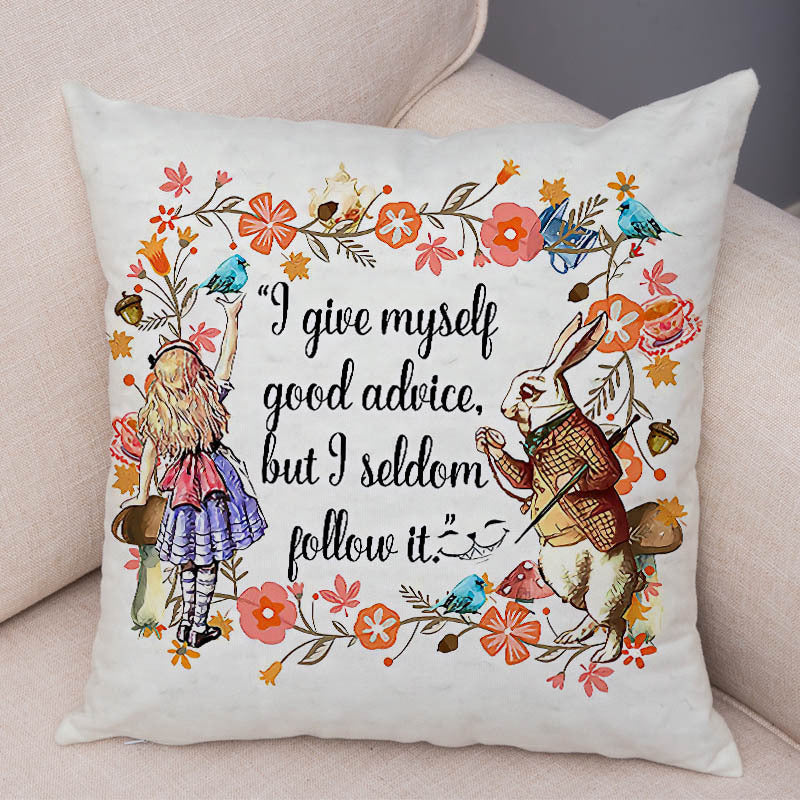HKM-369363 Cartoon Animal Geometric Pillow Cushion Cover for Home Décor - 45x45cm