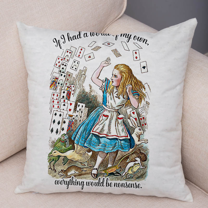 HKM-369363 Cartoon Animal Geometric Pillow Cushion Cover for Home Décor - 45x45cm