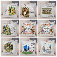 HKM-369363 Cartoon Animal Geometric Pillow Cushion Cover for Home Décor - 45x45cm