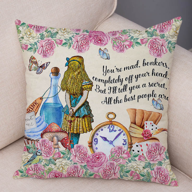 HKM-369363 Cartoon Animal Geometric Pillow Cushion Cover for Home Décor - 45x45cm