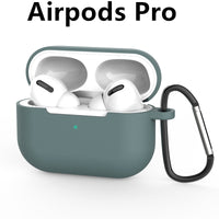 HKM-369363 Silicone Earphone Sleeve with Hanging Buckle for AirPods Pro