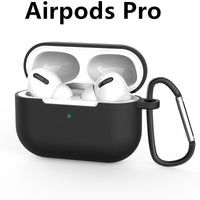 HKM-369363 Silicone Earphone Sleeve with Hanging Buckle for AirPods Pro
