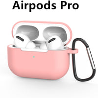 HKM-369363 Silicone Earphone Sleeve with Hanging Buckle for AirPods Pro