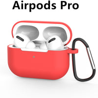 HKM-369363 Silicone Earphone Sleeve with Hanging Buckle for AirPods Pro