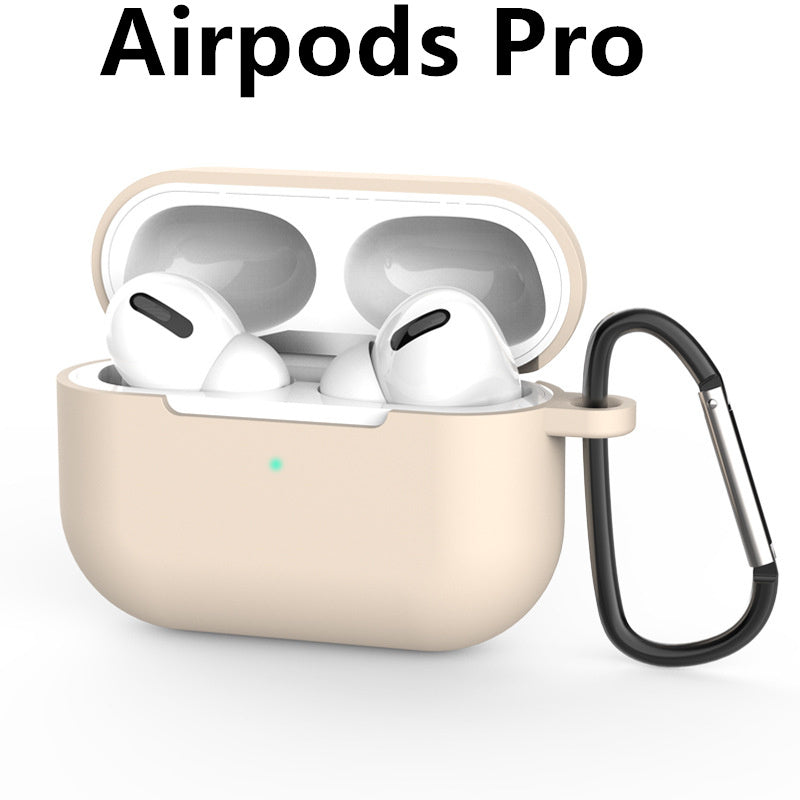 HKM-369363 Silicone Earphone Sleeve with Hanging Buckle for AirPods Pro