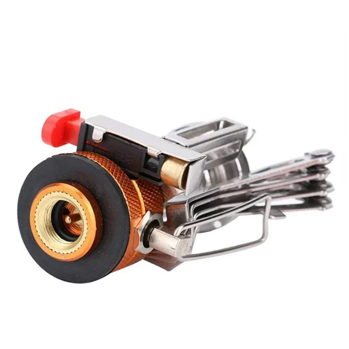 KTX-369811 Compact Portable Gas Stove for Camping and Hiking with Storage Box