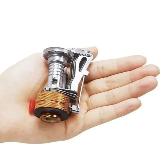 KTX-369811 Compact Portable Gas Stove for Camping and Hiking with Storage Box