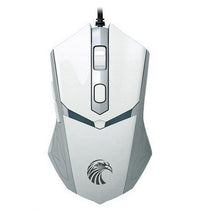 HKM-369811 Ergonomic Wired Gaming Mouse with 2000dpi Optical Sensor and 5 Keys, Compatible with Desktop Computers