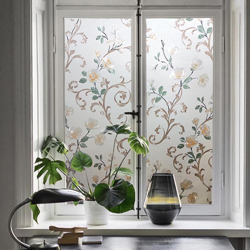 HKM-370003 Frosted Glass Film Window Sticker for Privacy in Various Sizes